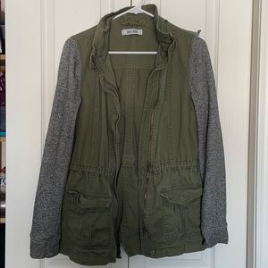 Green army jacket